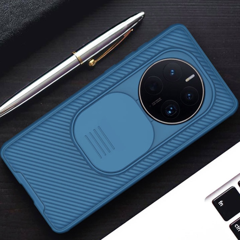 Zzz NILLKIN Casing Handphone Mate 50 Pro Dengan Pelindung Lensa Kamera Geser