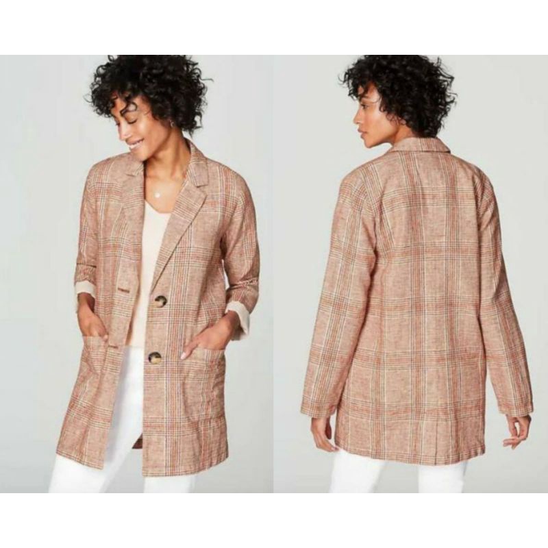 j Jill linen blazer