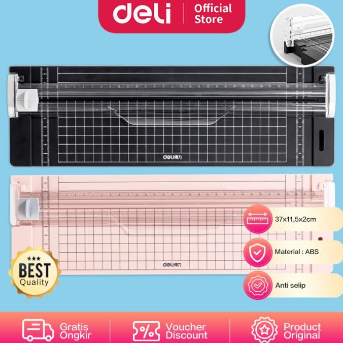 

Deli Small Paper Trimmer Portable/ Pemotong Kertas Kecil A4 A5 14251