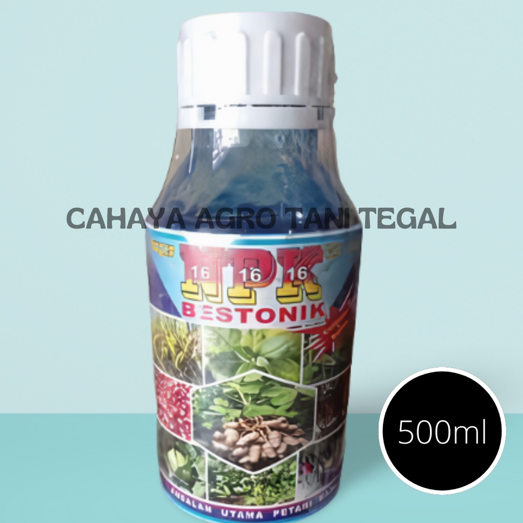 Pupuk Cair NPK 16-16-16 Plus GA3 untuk Pertumbuhan Tanaman 500 ml