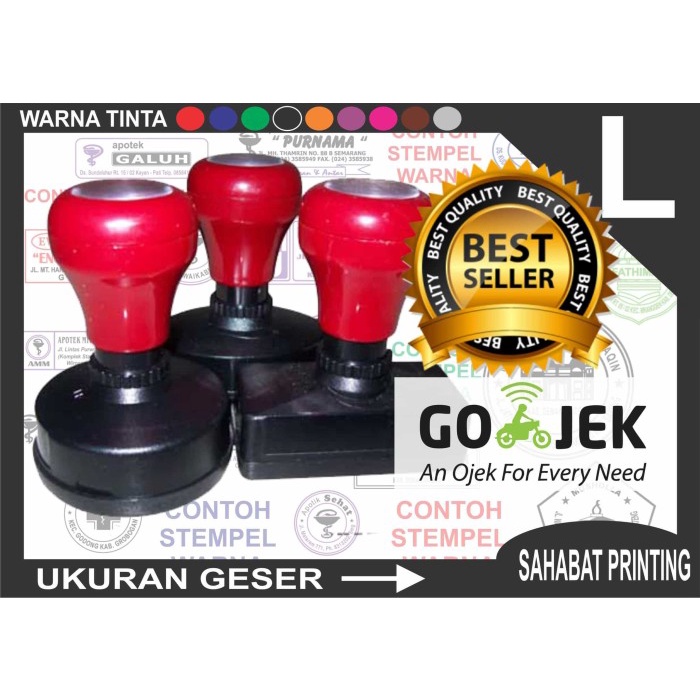 

Produk Unggulan Stempel Warna | Stempel Jadi Tinggal Cap Ukuran Large Diskon