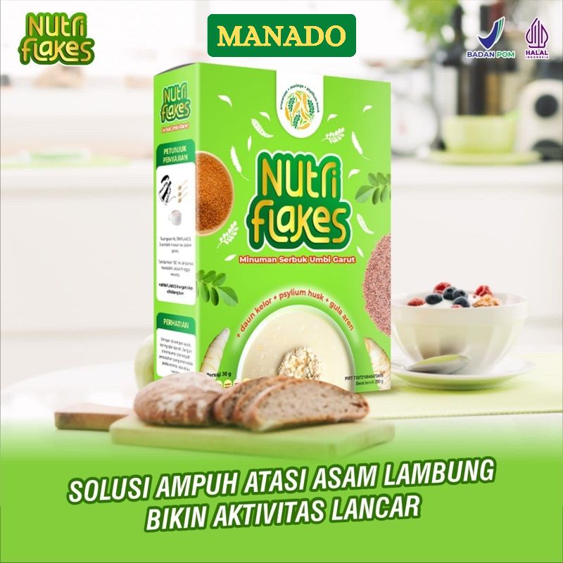 MANADO - Nutriflakes Sereal 100% Original