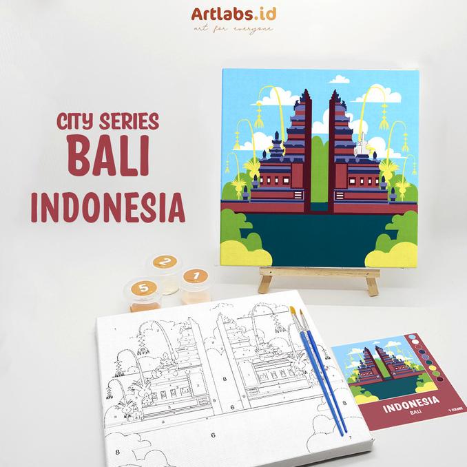 

BALI - Paint By Number 9 Color [City Series] | Painting Kit