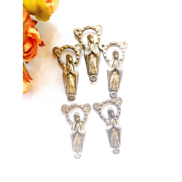 Charm liontin variasi kalung gelang anting motif bunda maria ver.2