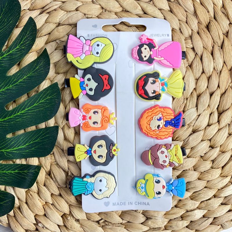 10 pcs jepitan rambut anak perempuan/jepitan rambut anak motif unicorn