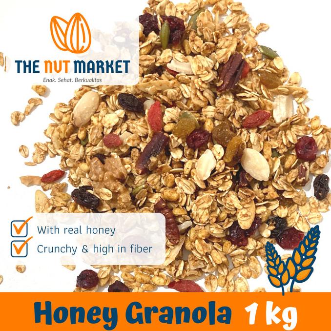 

Honey Granola 1 kg with Nuts & Fruits