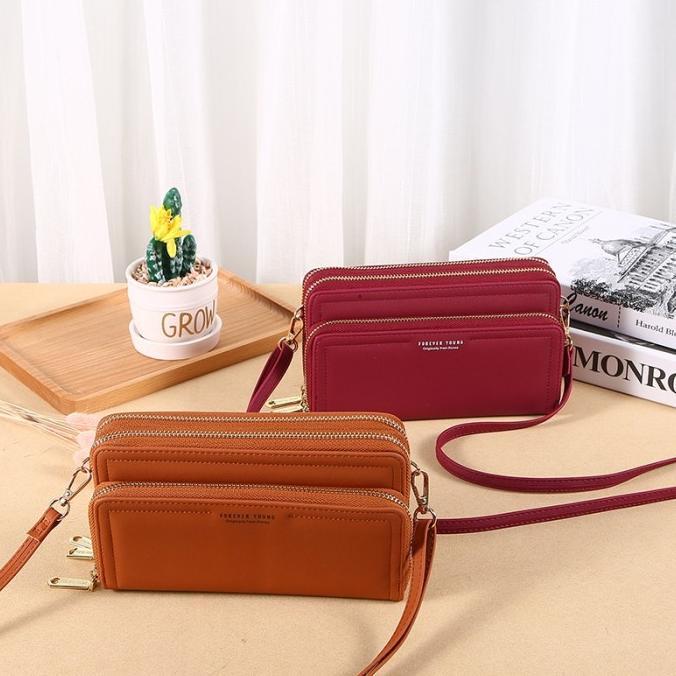 DOMPET WANITA REMAJA TAS SELEMPANG MULTIFUNGSI ORIGINAL FOREVER YOUNG