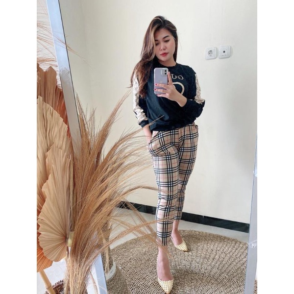 ONE SET GUCCI / ONE SET WANITA / SETELAN KAOS GUCCI / SETELAN JOGGING