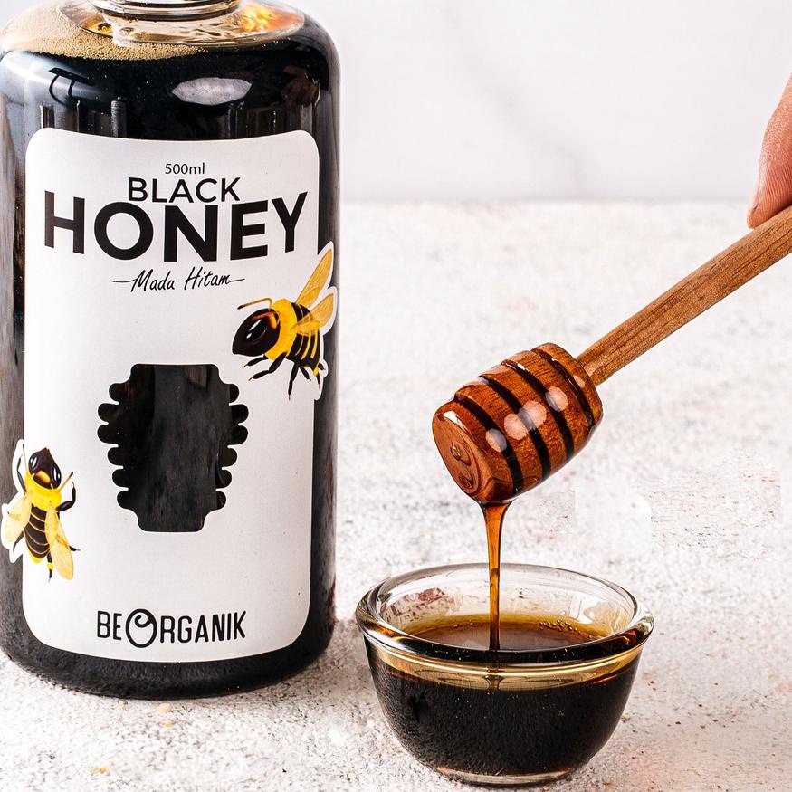

Quality Control✅Madu Hitam Pahit Beorganik 500ml (730gr) - Black Honey Asli 100%|SQ7
