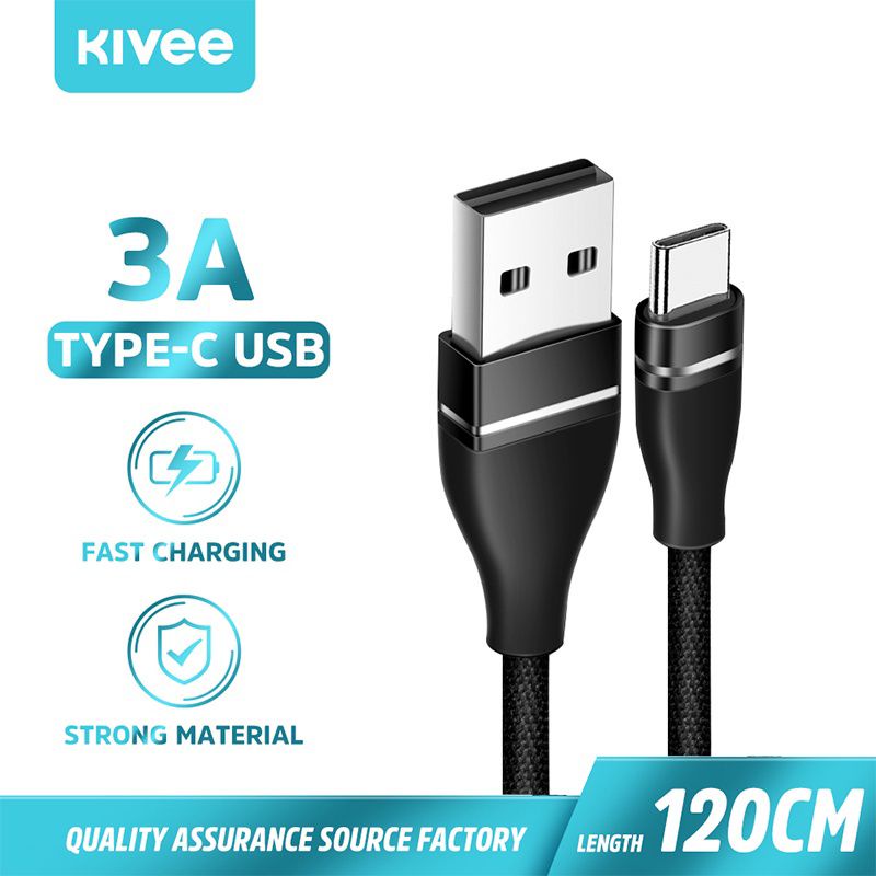 kabel data charger kivee 3A type c
