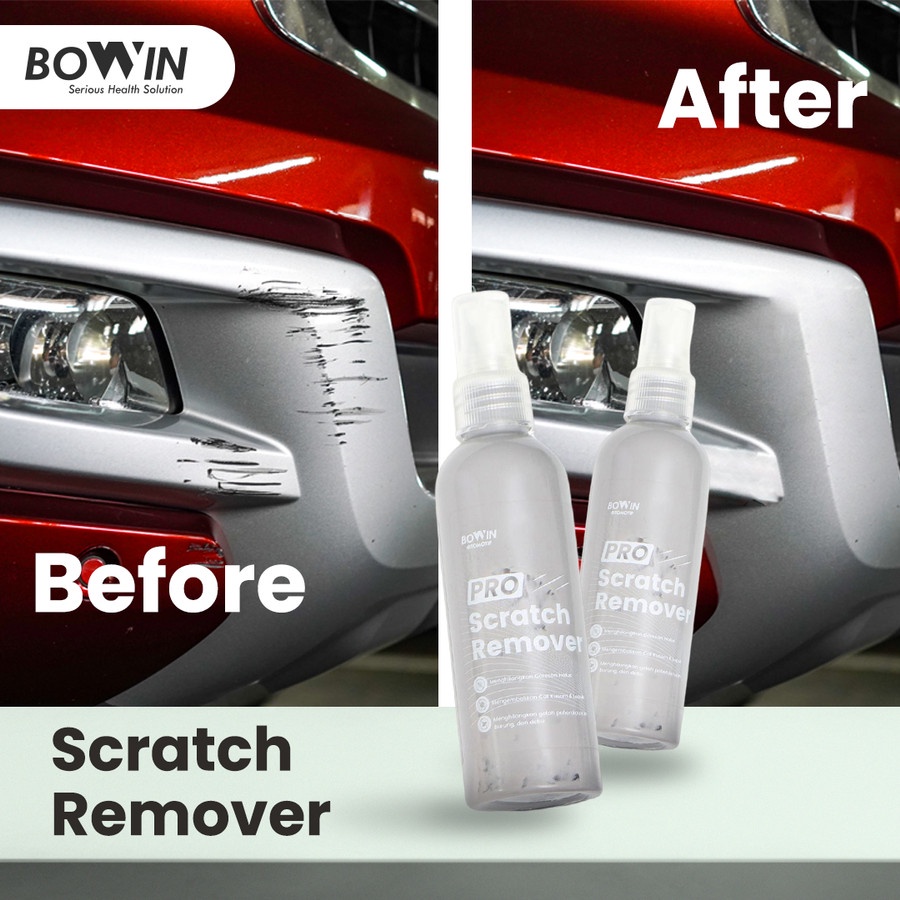 BOWIN Scratch Remover 100mL (Penghilang Baret, Goresan, Noda Mobil &amp; Motor)