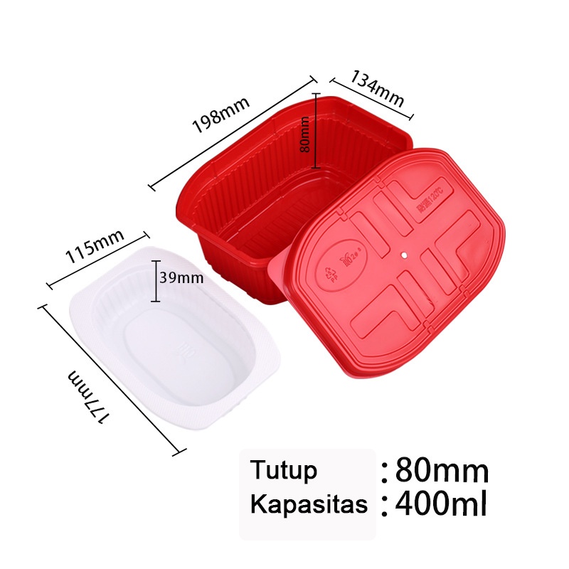 Travel Self Heating Pack Pemanas makanan Instan Flameless Heater for Food untuk Travel dan Camping