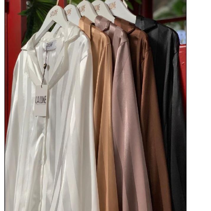 Kirim Sekarang EGYHT READY STOCK KEMEJA LALUNE MOTIF MEWAH SALUR ORIGINAL BANGKOK 41