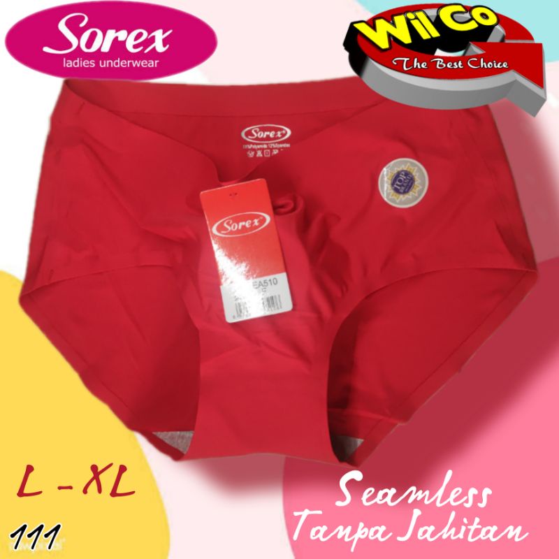 K111 - (Harga Per 1 Potong) CELANA DALAM WANITA PAKAIAN WANITA PAKAIAN DALAM SOREX SEAMLESS PREMIUM SIZE FREE SIZE