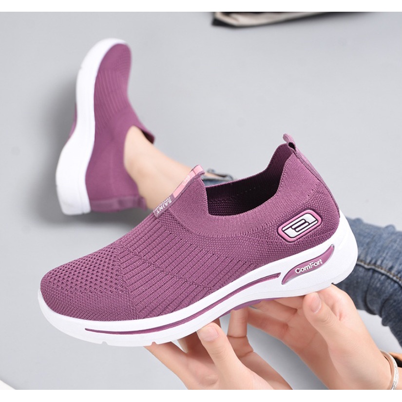 Sepatu Wanita Lari Korea Sneakers Melar Fashion Sport Casual SP60