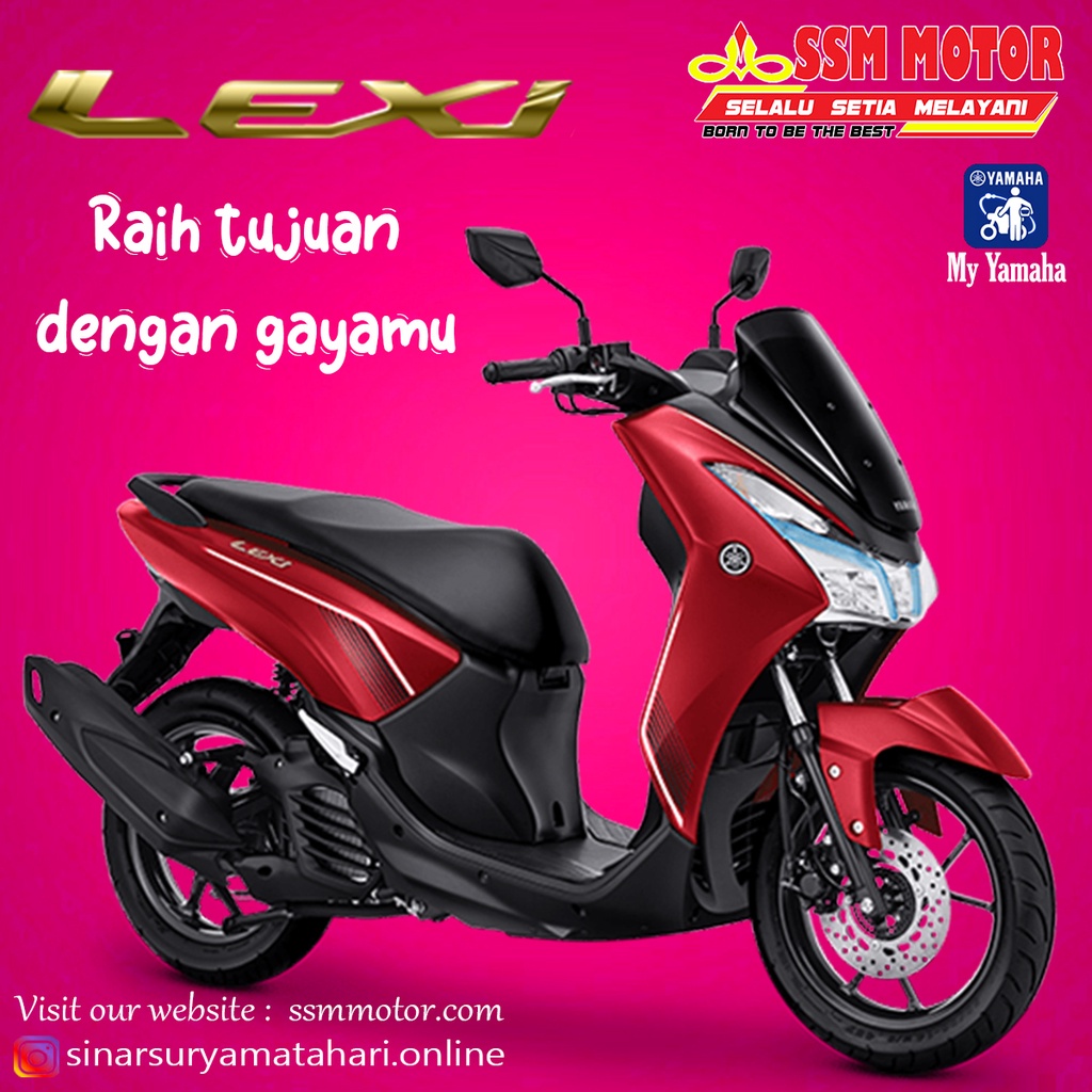 Yamaha LEXi 125 VVA Merah