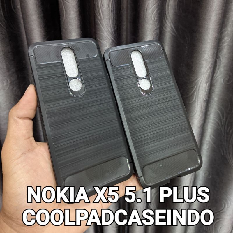 Soft Case Nokia 5.1 plus Nokia X5 Carbon Black