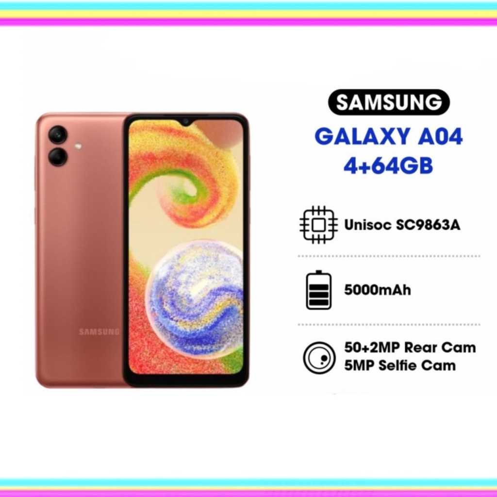 SAMSUNG GALAXY A05 4/64 &amp; 4/128 &amp; 6/128 NEW GARANSI RESMI