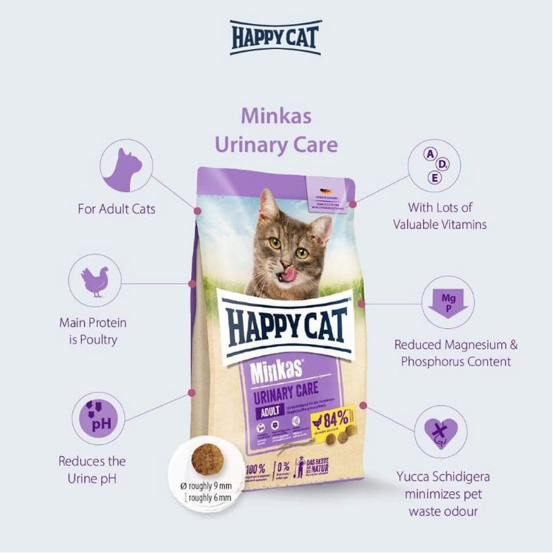 EXPEDISI Happy Cat Minkas Urinary Care Kemasan 10KG Dry Food