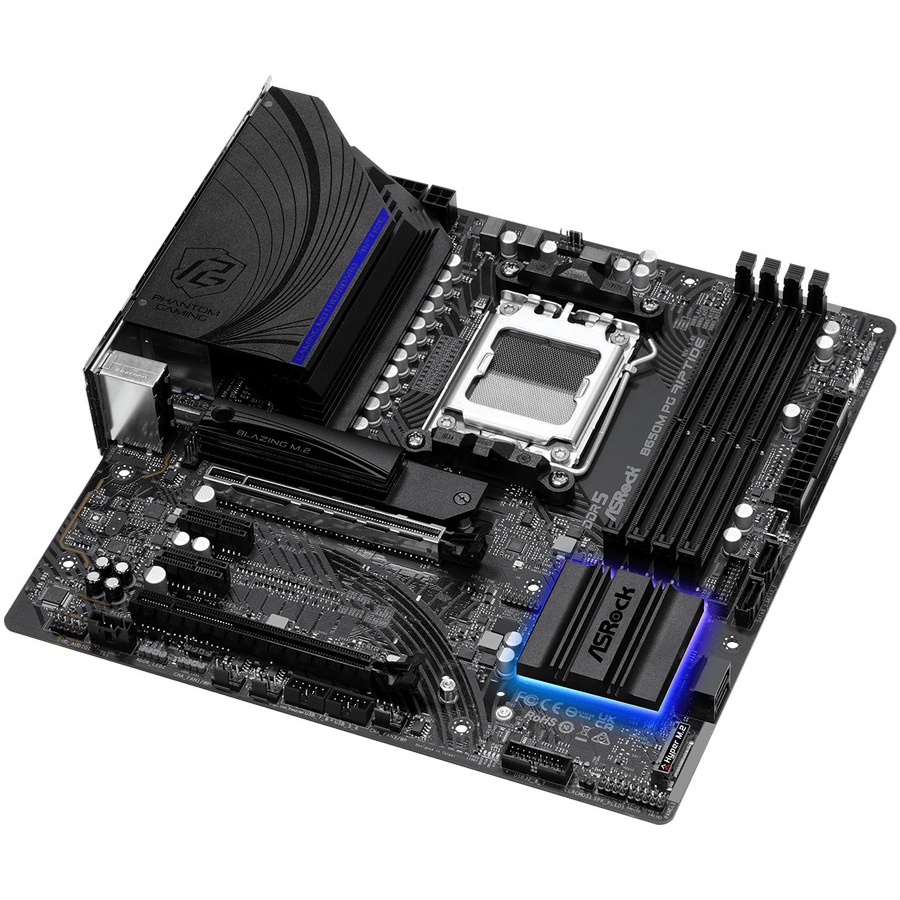 ASRock B650M PG Riptide (AM5, AMD B650, DDR5, USB3.2 Type-C, SATA3)