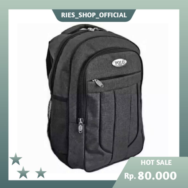 Tas Ransel Besar Polo Abu