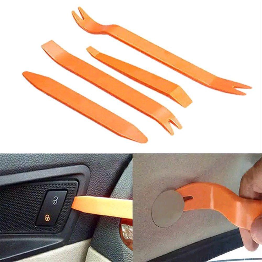 Alat pembuka Panel Audio Mobil Clip trim RemovalTool isi 4Pcs