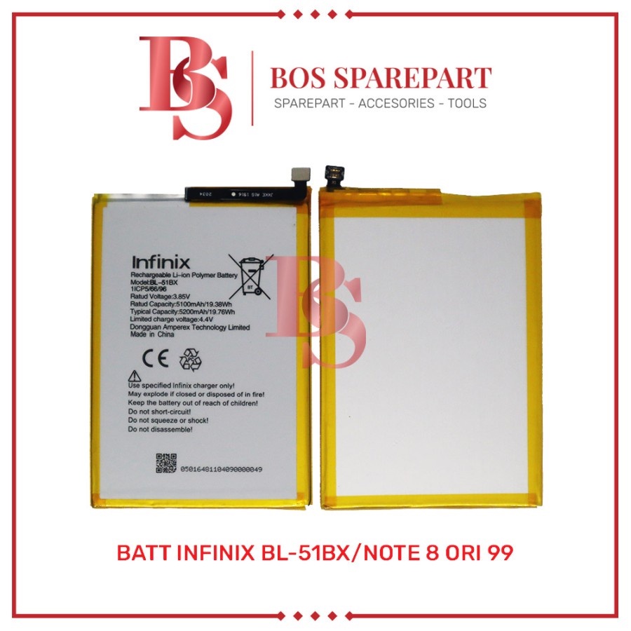 BATTERY INFINIX BL-51BX NOTE 8 ORI 99