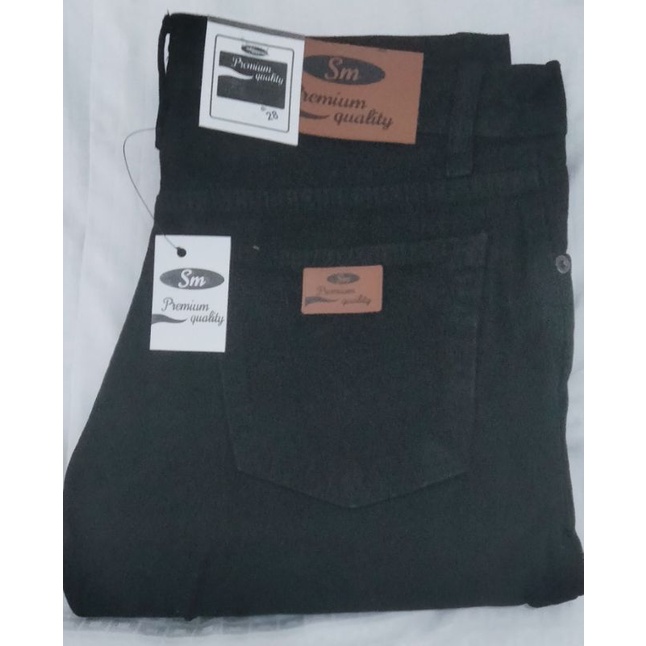 Celana Jin Standart Reguler Bahan Jin Tebal Halus kwalitas Premium