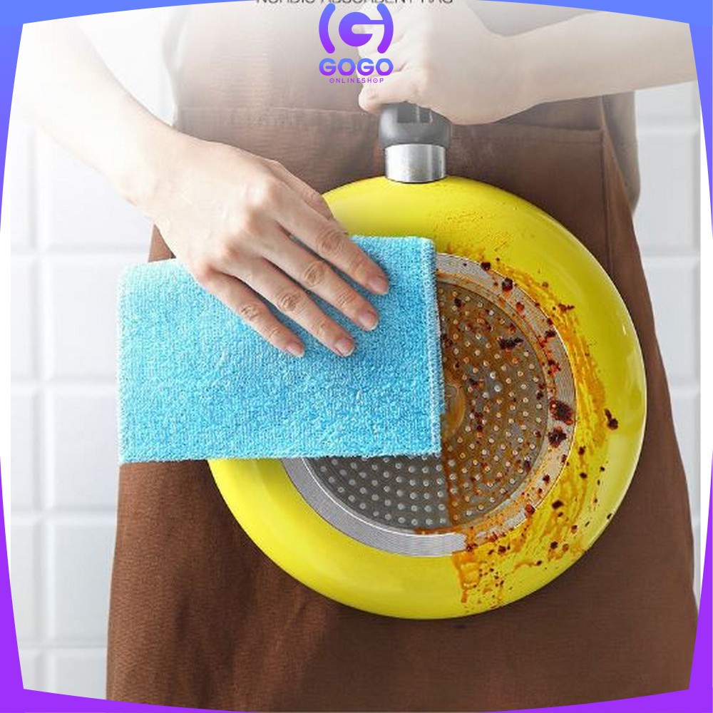 GOGO-C100 Kain Lap Microfiber Kain Handuk Towel / Kain Serbaguna / Serbet Dapur / Kain Lap Piring / Kain Lap Dapur