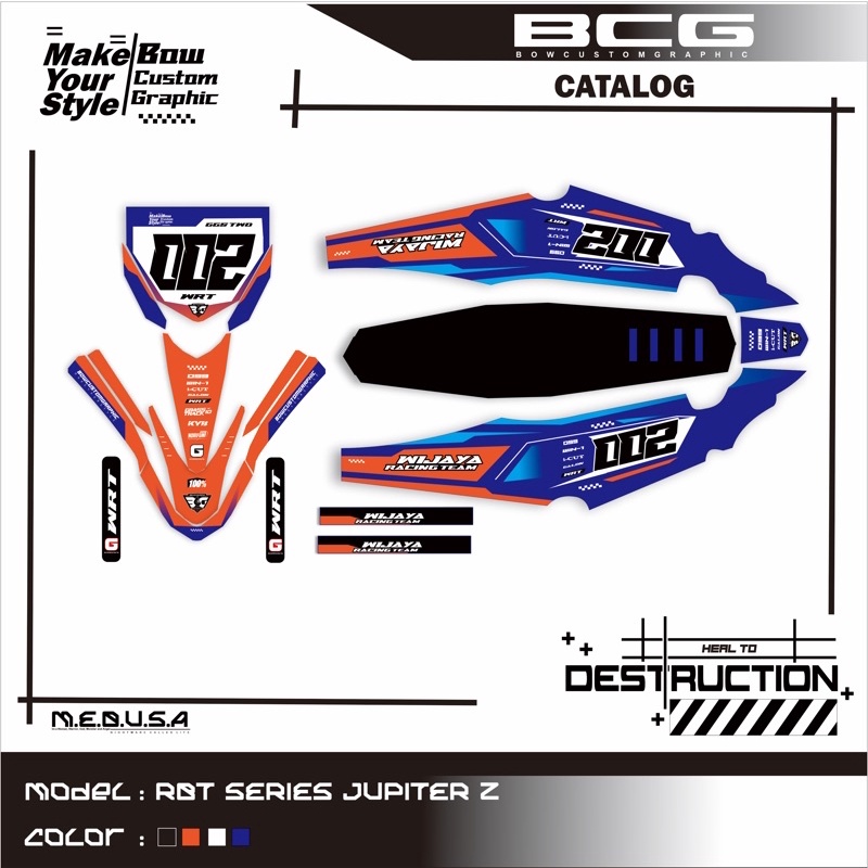 DECAL BEBEK RBT JUPITER Z