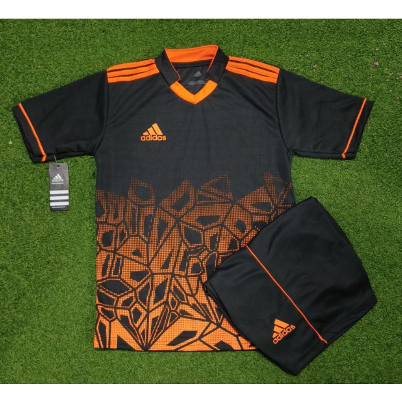 kaos bola atau baju bola junior umur 7 tahun s/d 13tahun-Abu zebra
