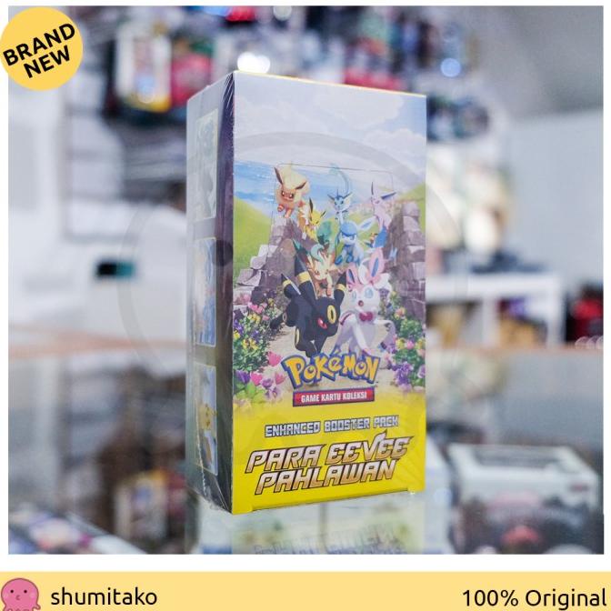 Kartu Pokemon Tcg Cards Para Eevee Pahlawan Heroes S6A I Booster Box Terbaru