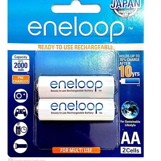 Jaminan Kualitas--Baterai Panasonic Eneloop AA 2000mah/ Baterai eneloop AA isi 2