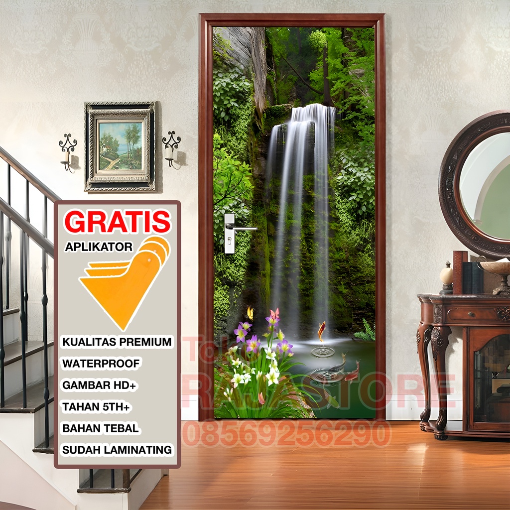 STIKER PINTU / Stiker Pintu Kamar Tidur / Stiker Pintu Kaca / Stiker Pintu Kamar / Stiker Pintu Kama