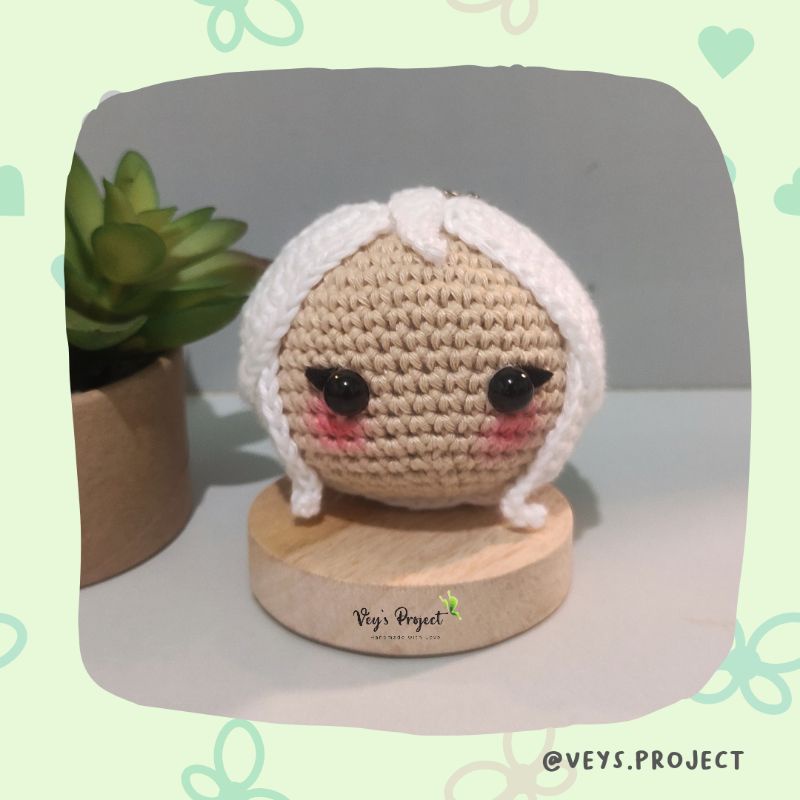 Gantungan Kunci Rajut Jett Valorant Amigurumi - Jett Valorant -