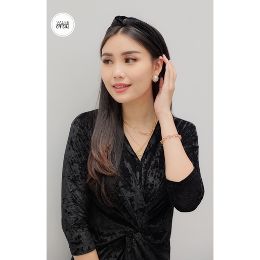 AMEENA HEADBAND | BANDO SIMPUL BLUDRU VELVET PREMIUM