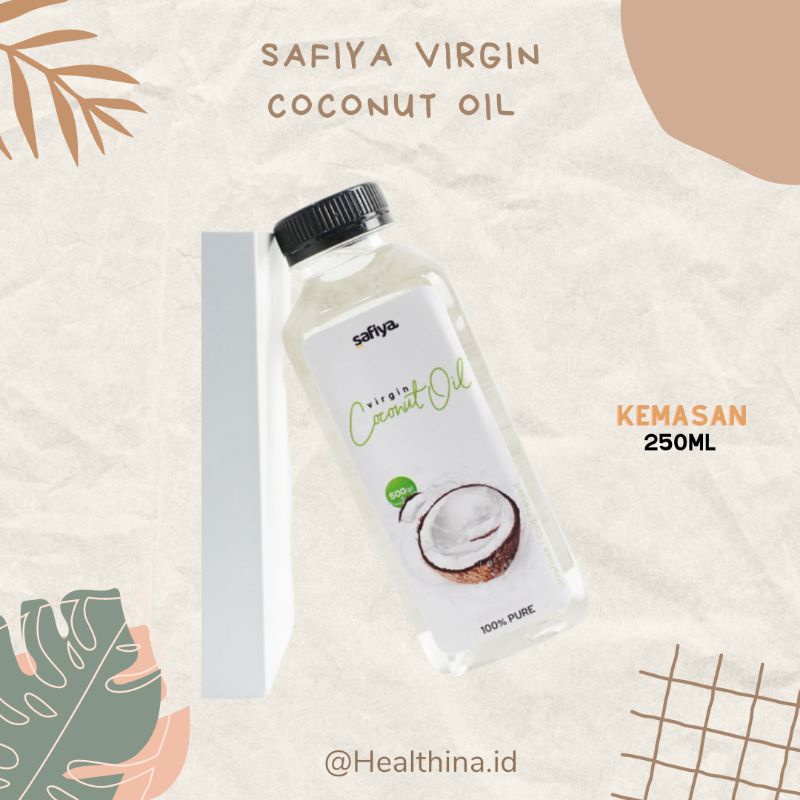 COD MAKASSAR MINYAK VCO Virgin Coconut Oil 1 liter Safiya dan nutriver Pure VCO Minyak Kelapa Murni 100% Original