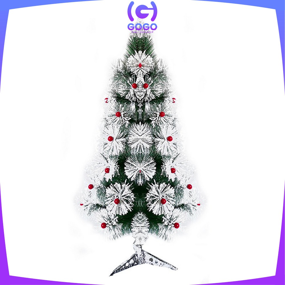 GOGO-C15 Pohon Natal 90CM 3F Jarum Dekorasi Rumah Artificial Hiasan Natal Ornamen Tanaman Hias Impor