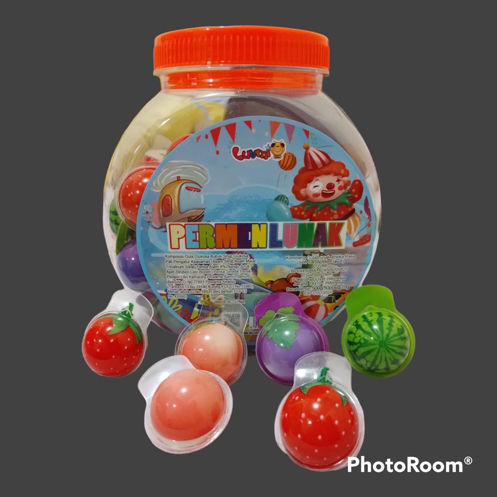 Permen Lunak Luvmi | Sweety | Permen Viral 500 g | 50 Pcs @ 10 g