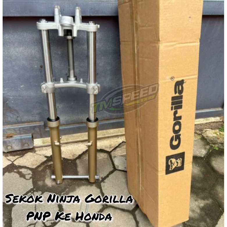 Skok Depan Ninja Sekok Depan Ninja AS Gold PNP Honda GL Megapro Tiger CB Sekok Ninja Gorilla