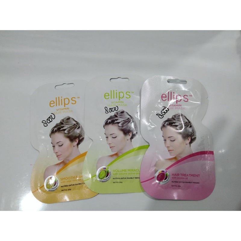 ELLIPS VITAMIN HAIR MASK 20 GR / MASKER RAMBUT - ELLIPS