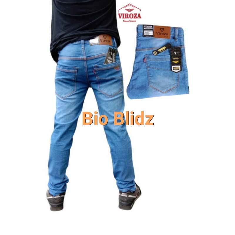 CELANA PANJANG JEANS  PRIA PENSIL,SKINNY COWOK MODERN