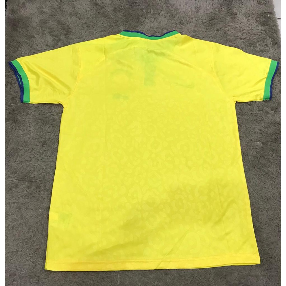 Jersey bola brazil home piala dunia 2022 - 2023 grade ori