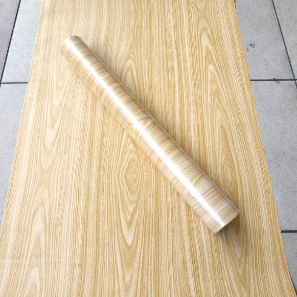 M3J5 Walpeper Dinding - Wallpaper Motif Kayu - Wallpaper dinding kayu muda polos 10M - Wallpaper Lem