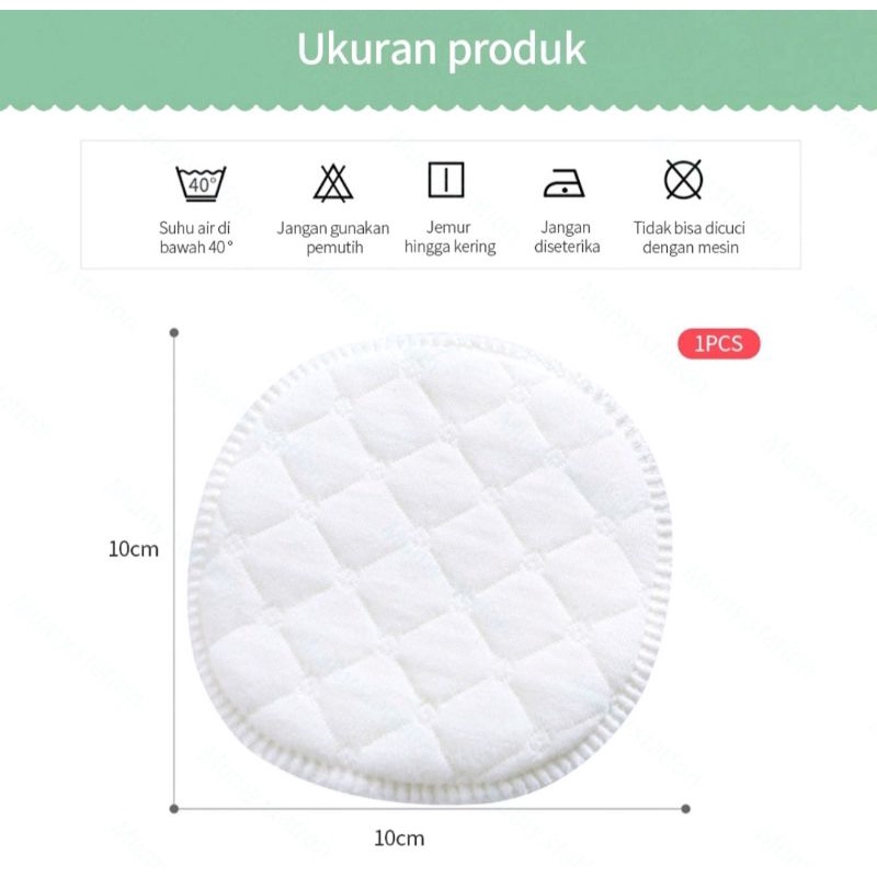 Breast Pad Menyusui Cuci Ulang Washable Breastpad