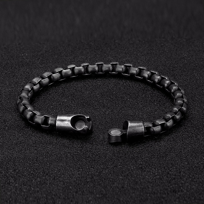 Casual Vintage Stainless Steel Bracelet Men Motorcycle Chain Bracelet Fun Party Jewelry Gift