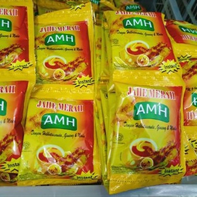 Jahe merah Ahm satu Renceng isi 10 Sachet