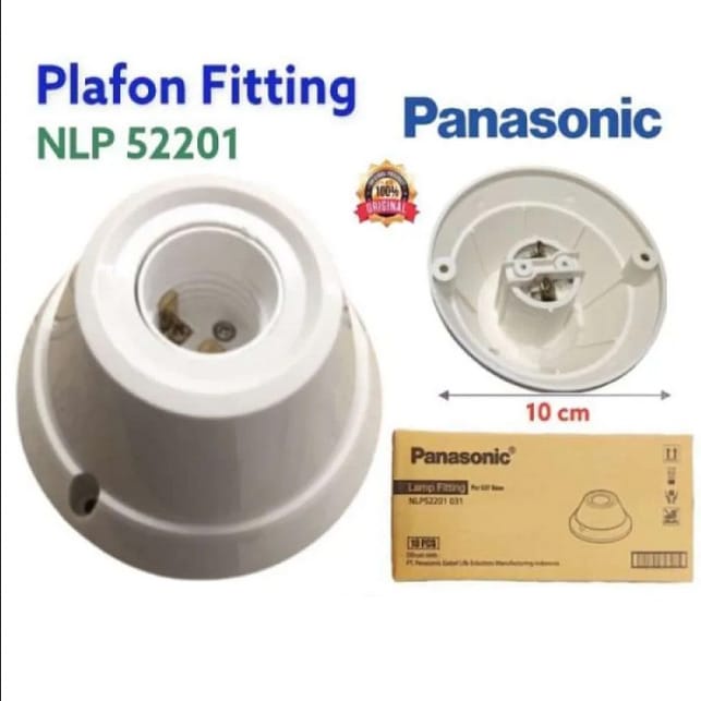 Fitting Lampu Tempel Plafon E27 Panasonic