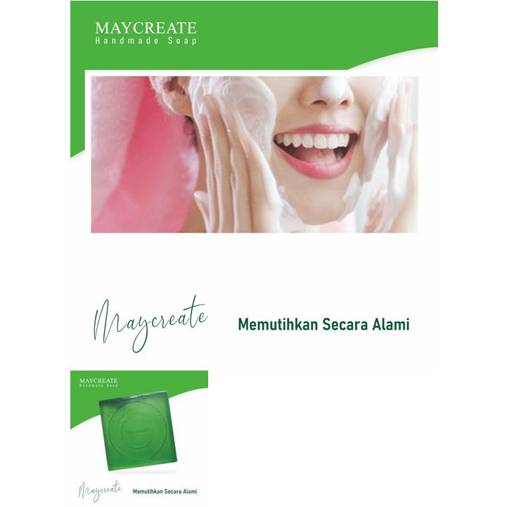 Beauty Jaya - (BPOM) MAYCREATE HANDMADE SOAP FACE DAN BODY SOAP KOREA SABUN MAYCREATE ORIGINAL 100% PEMUTIH BADAN