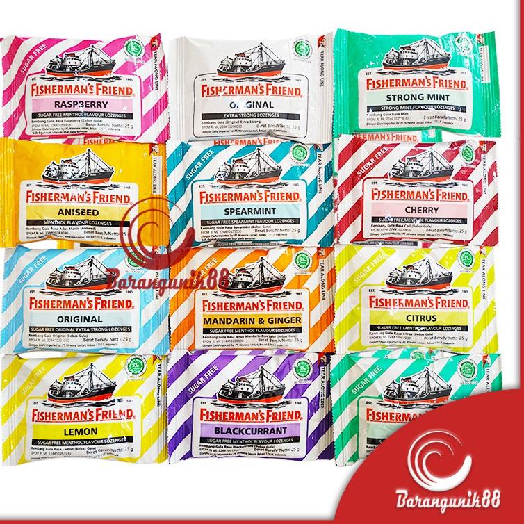 

i8✵Ready Stock Permen Fisherman's Friend Original 25 gram Aneka Rasa Z54